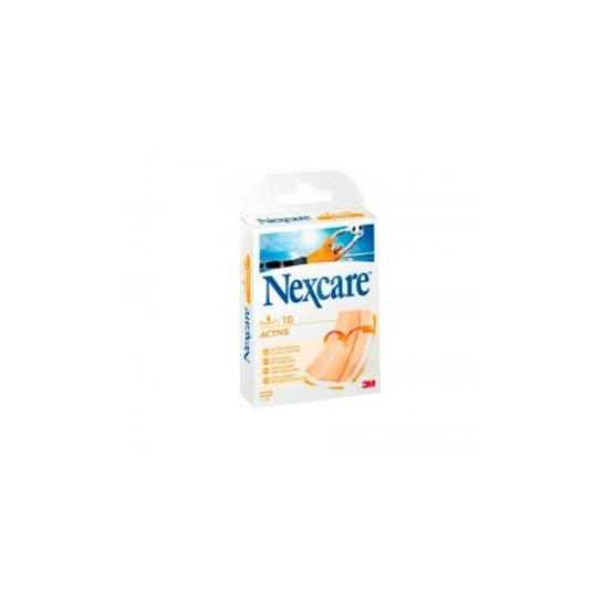 Nexcare® Active apósitos adhesivos 19x76 mm 10 uds