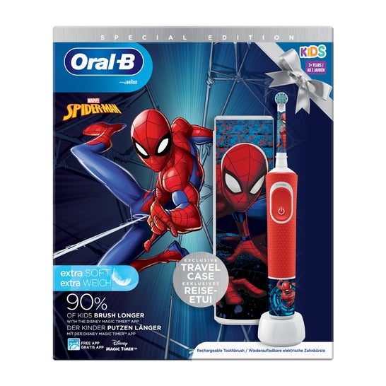 Oral-B Vitality Kids Box Spiderman Cepillo Recargable 1ud
