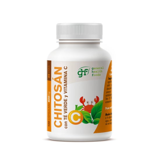 GHF Chitosán + Té Verde + Vitamina C 600mg 100cáps