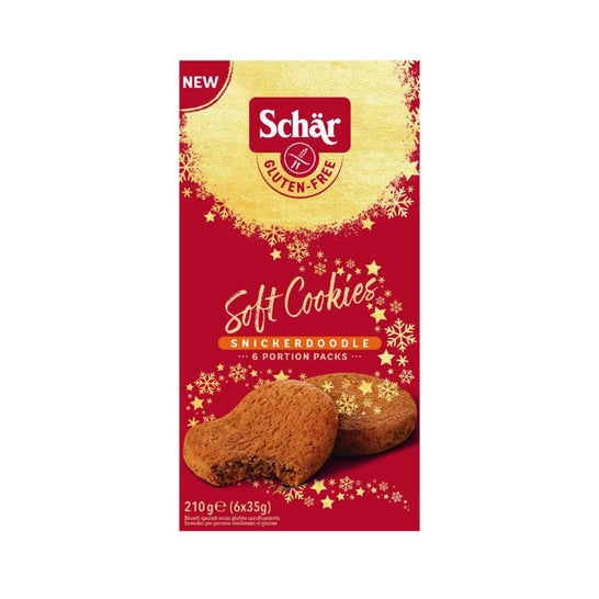 Schär Christmas Soft Cookies Cinnamon Gluten Free 210g