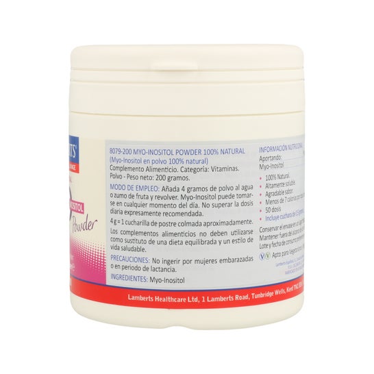 Lamberts Myo Inositol En Polvo 200 g