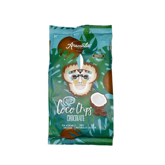 Anaconda Chips de Coco con Cacao Bio 30g