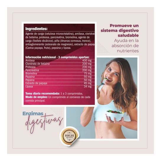NaturBite Enzimas Digestivas 250 comp