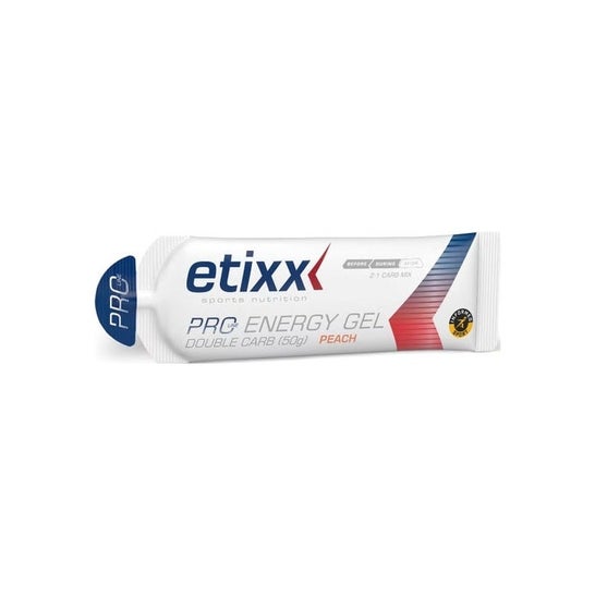 Etixx Double Carb Energy Gel Peach 60ml