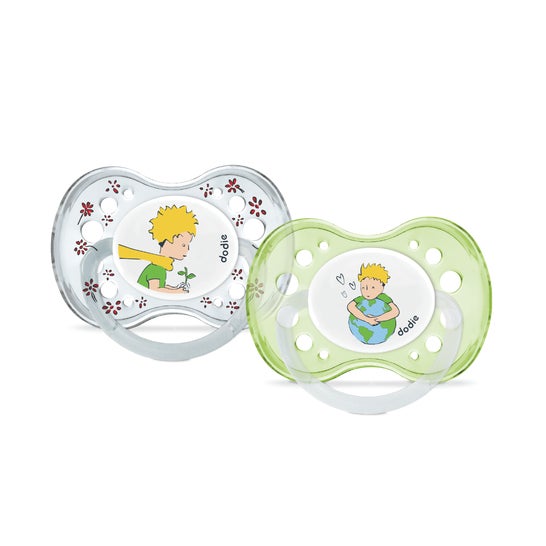 Dodie Chupetes Principito Tierra +18M Silicona 2uds