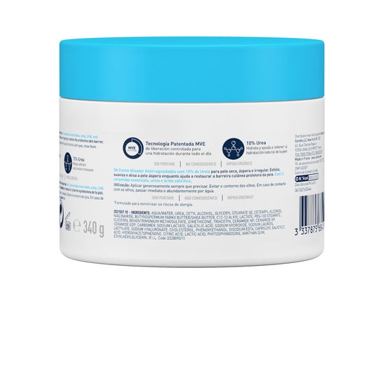 CeraVe® SA Crème Anti-Rugosités Pot 340 gr