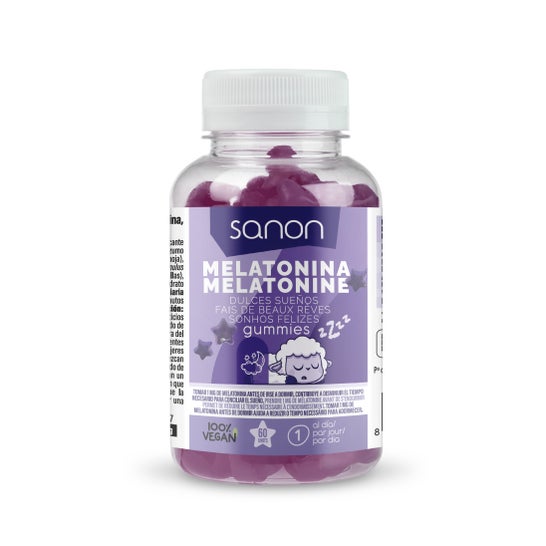 Sanon Melatonin 1 mg 60 gummies