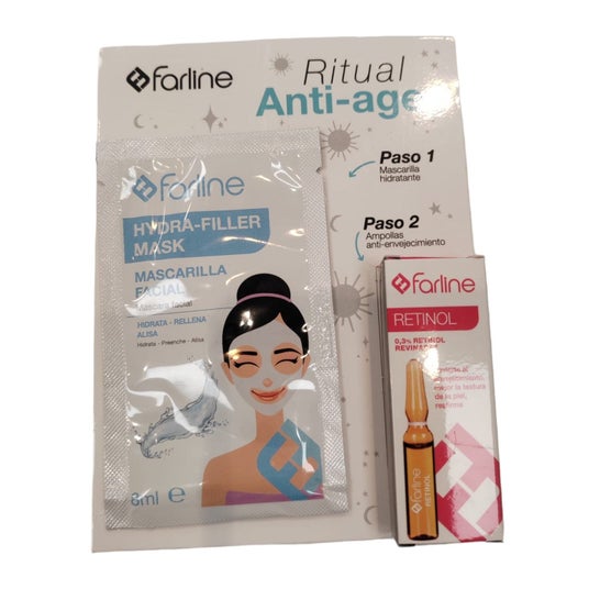 Farline Antiedad Ampolla+Mascarilla Set