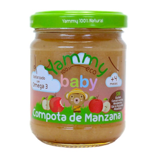 Yammy Potito Appelcompote met Omega 3 +4Mond 195g