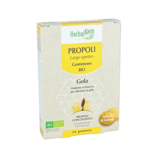 Herbalgem Propóleo Amplio Espectro 24 Caramelos
