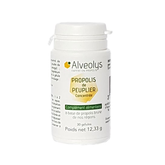 Alveolys Propolis Poplar 30 kapsler