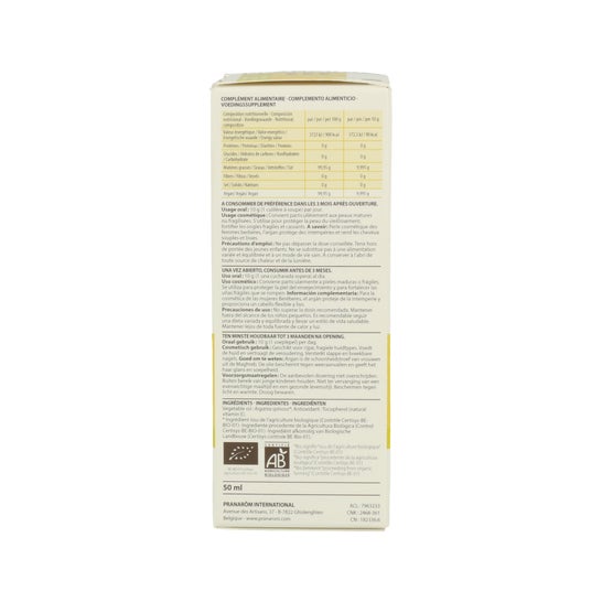 Pranarôm Aceite Vegetal de Argán BIO 50ml
