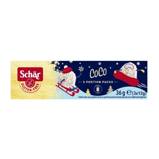 Schär Christmas Wafer Coco Gluten Free 36g