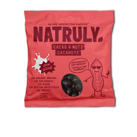 Natruly Cacao&Nuts Cioccolato al latte alle arachidi 150g