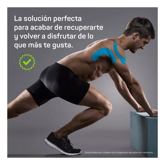 Dermaplast Aktive Kinesiologie Farbband 5x5 Blau Dermaplast Aktive Kinesiologie Farbband 5x5 Blau