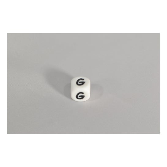 Perlina di silicone irreversibile per chip clip Lettera G 1 unità