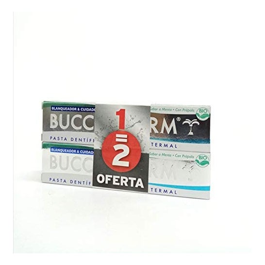 Buccotherm Dentífrico Blanqueante Pack 2x75ml