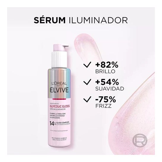 L'Oréal Elvive Glycolic Gloss Illuminating Serum 150ml L'Oréal Elvive Glycolic Gloss Illuminating Serum 150ml