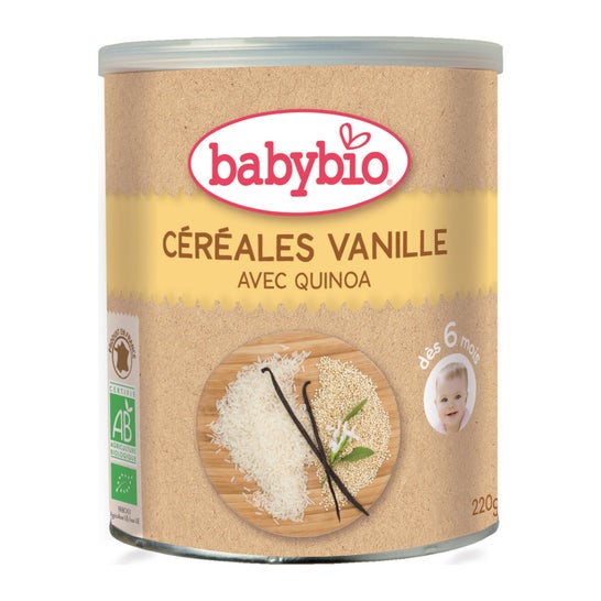 Babybio  Preparado Ecológico De Cereales Con Vainilla 220g