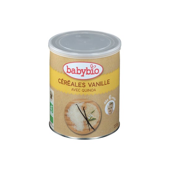 Babybio Organic Cereal Preparation With Vanilla 220g