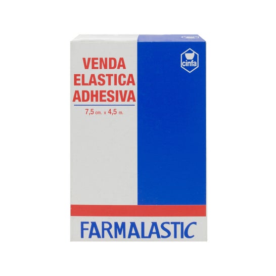 Farmalastic venda elástica adhesiva 7,5 cmx4,5 m 1 ud