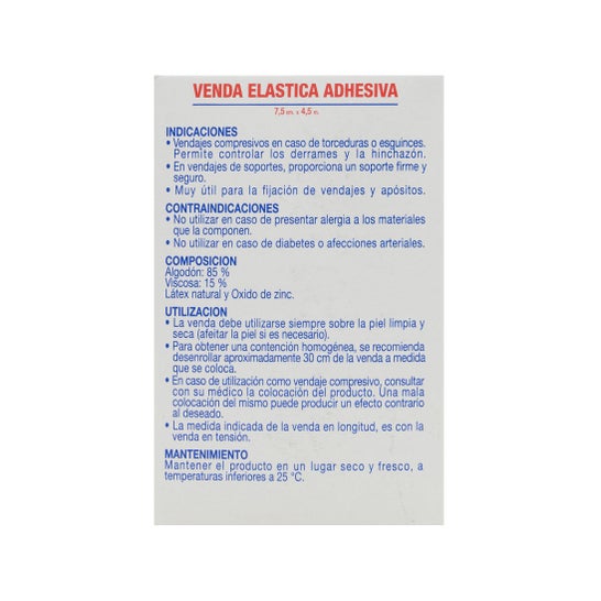 Farmalastic venda elástica adhesiva 7,5 cmx4,5 m 1 ud