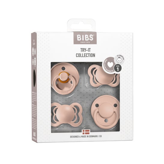 Bibs Pack Chupetes Try It Blush