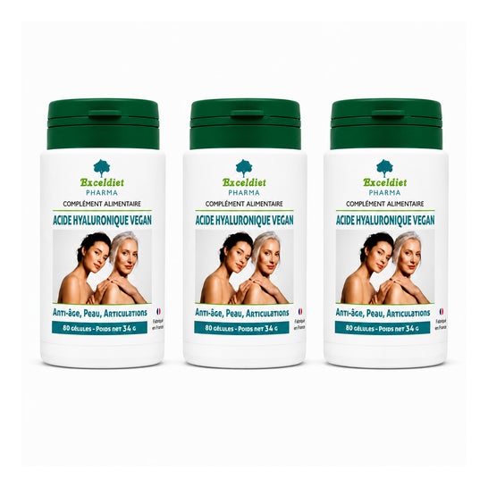 Exceldiet Pharma Hyaluronsäure Vegan 240 Kapseln