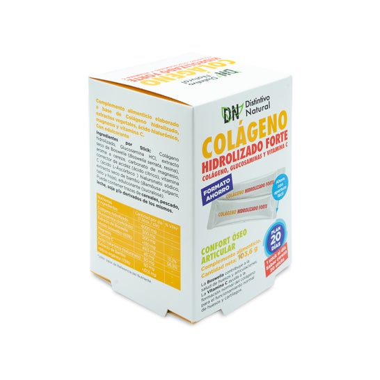 Distintivo Natural Hydrolysed Collagen Forte Glucosamine 20 unità