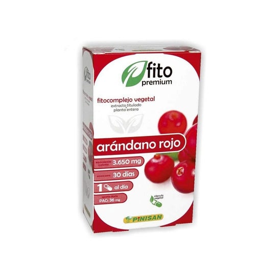 Fito Premium - Arandano Rojo - Pinisan - 30 Cápsulas