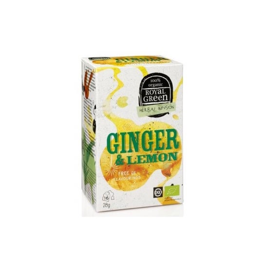 Royal Green Jengibre Limon Infusion Bio 16uds