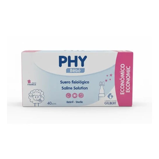 Phy Baby Suero Fisiológico 40 Uds