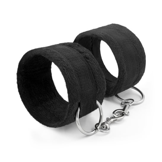 Crushious Tough Love Esposas Velcro Cadena 40cm Extra Negro 1ud