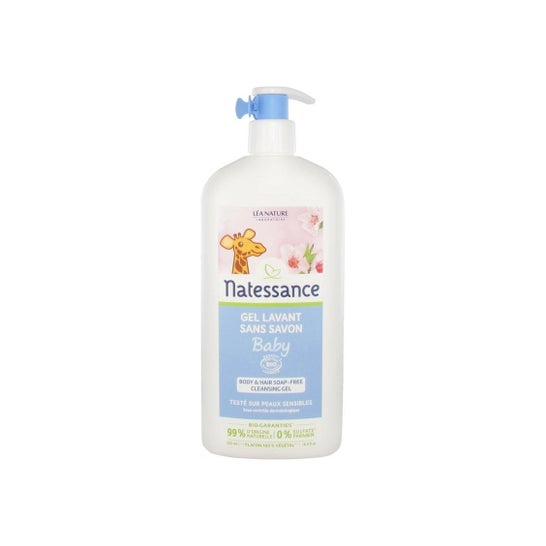 Natessance Bb Gel de limpieza sin jabón 500ml