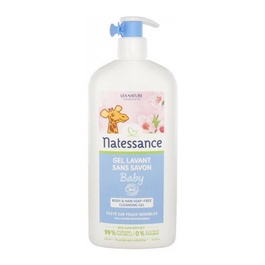 Natessance Bb Gel de limpieza sin jabón 500ml
