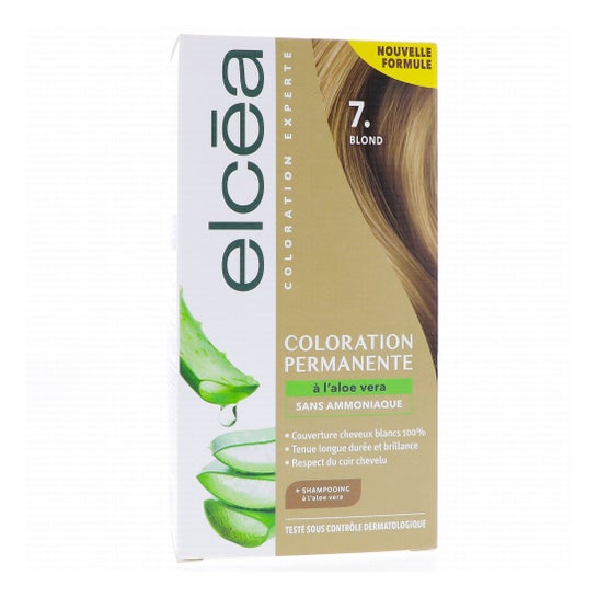 Elcea Coloración Permanente Aloe Vera 7 Rubio 140 ml