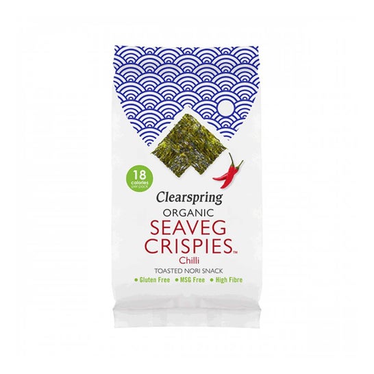 Clearspring Snack Nori Chili Seaweed Bio 4g