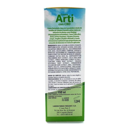 Zentrum Cannabis Crema Arti con CBD 150ml Zentrum Cannabis Crema Arti con CBD 150ml