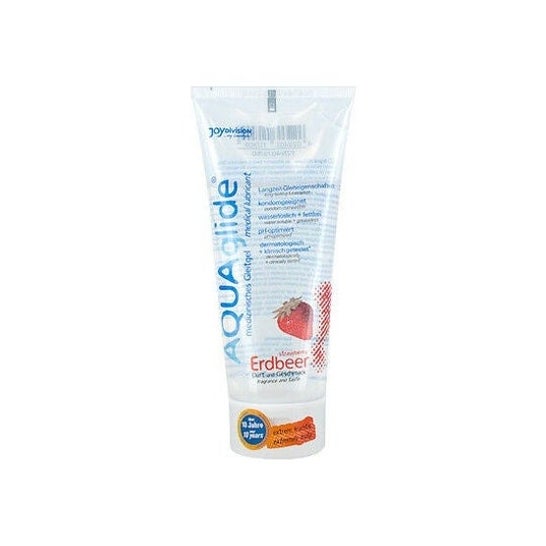 Aquaglide Aardbeien Smaak Glijmiddel 100ml