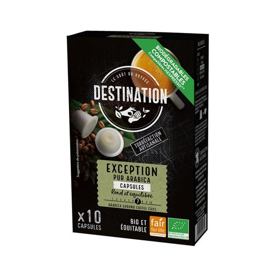Destination Cafe Pur Arabica Exception Bio 10caps