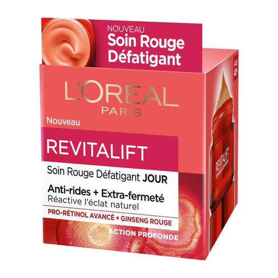 L'Oréal Paris Revitalift crema roja energizante día 50ml