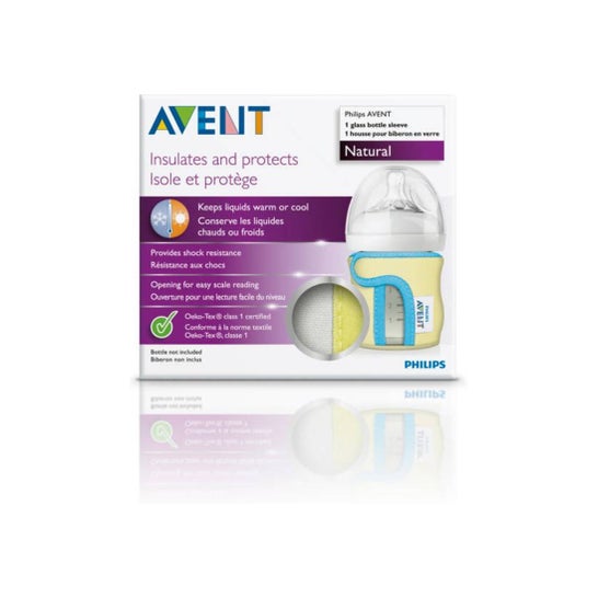 Avent beskyttelsescover Naturlige glasflasker 120ml
