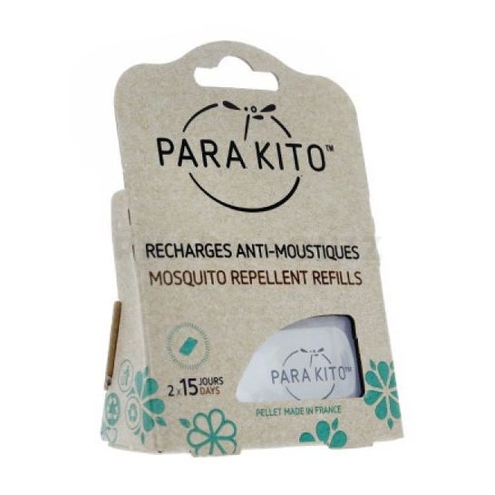 Para'Kito Plaquette Recharge Bracelet Anti Moustiques 2uds