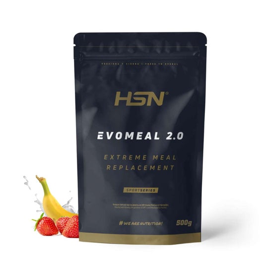 HSN Evomeal 2.0 Sustituto de Comida Fresa y Plátano 500g