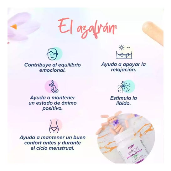 HSN Extracto de Azafrán Affron® 3:1 120vcaps