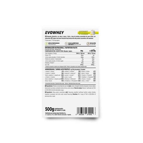 HSN Evowhey Protein Yogur y Limón 500 g