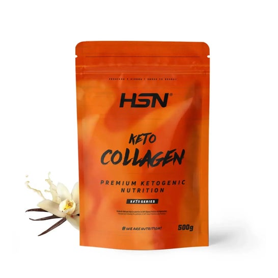 HSN Keto Colágeno Hidrolizado Bovino en Polvo Vainilla 500g