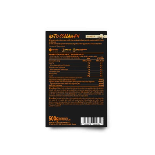HSN Keto Colágeno Hidrolizado Bovino en Polvo Vainilla 500 g