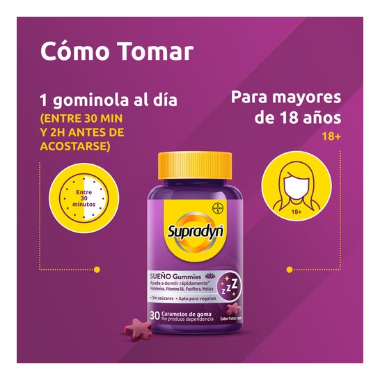 Supradyn Sueño Gummies 30uds