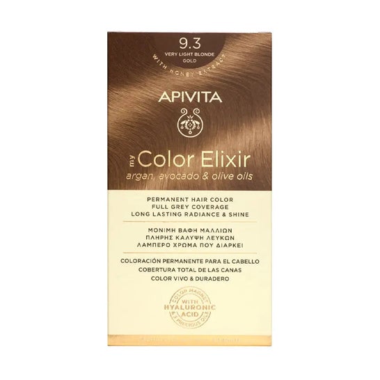 Apivita Tinte 9.3 Rubio Extra Claro Dorado 140ml Apivita Tinte 9.3 Rubio Extra Claro Dorado 140ml
